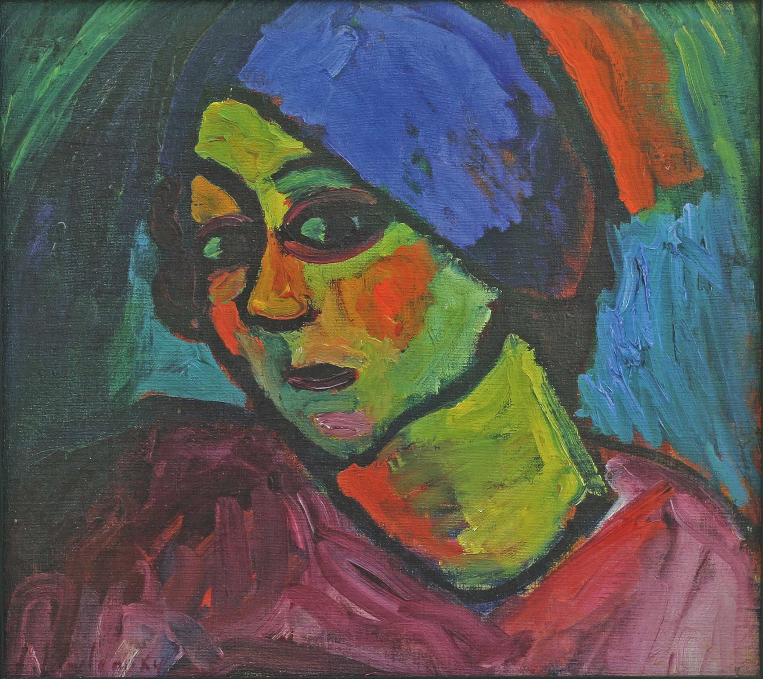 Alexej von Jawlensky, Helene mit blauem Turban, 1911