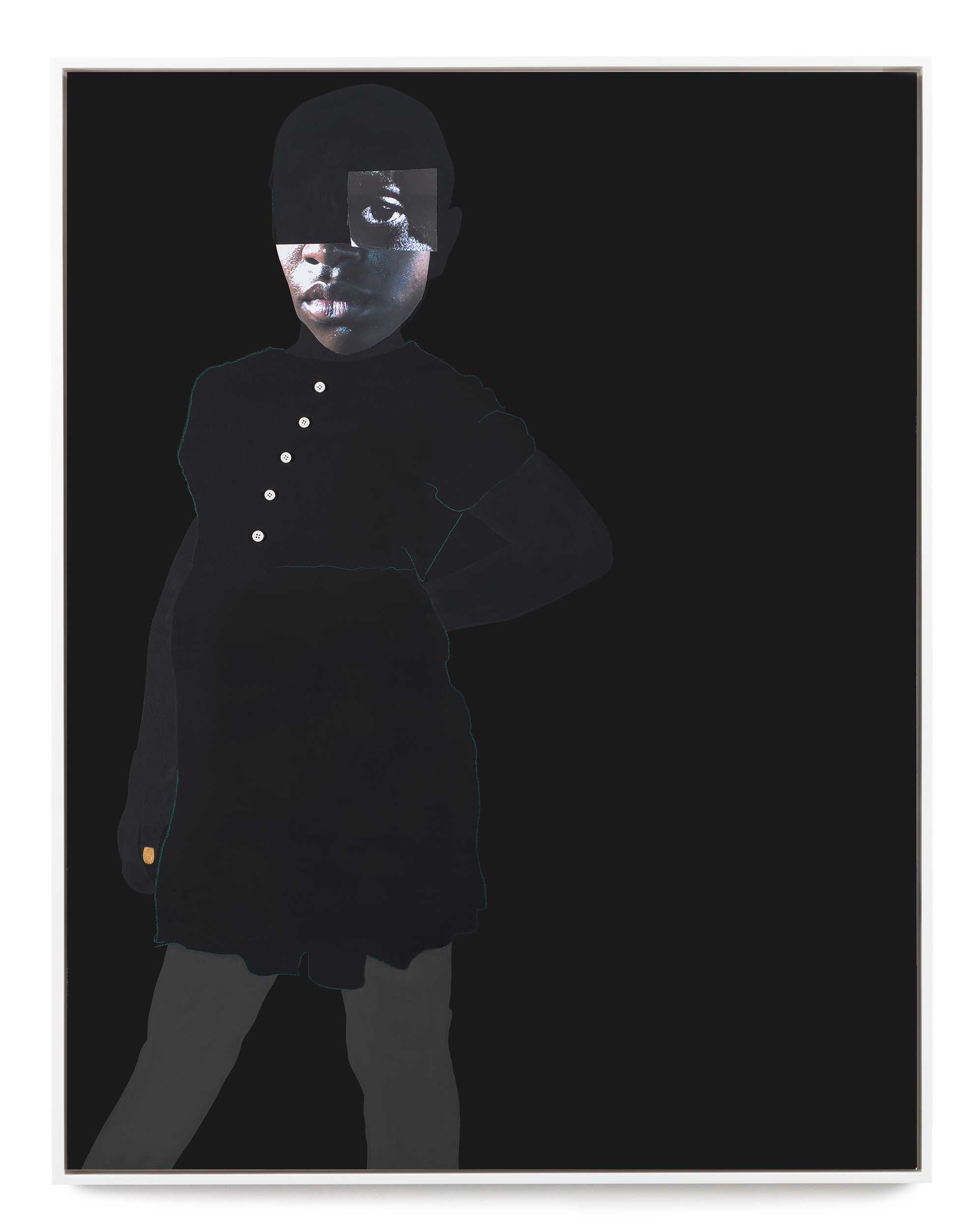 Deborah Roberts, Portraits: When they look back (No. 1), 2020